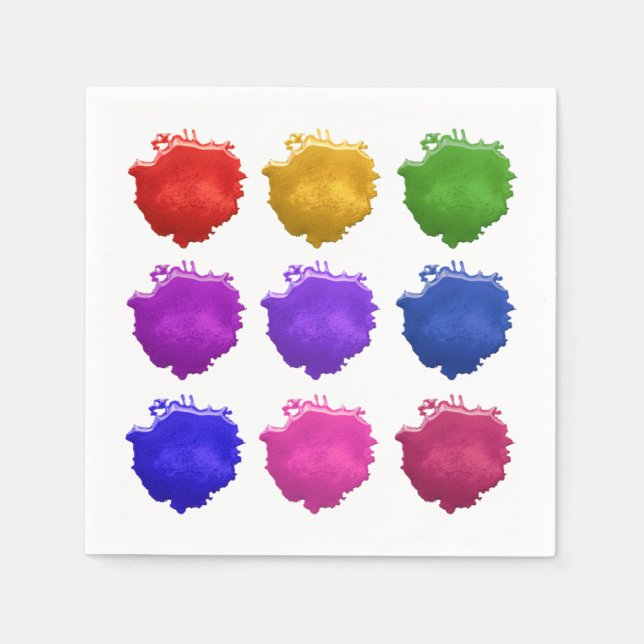 Paint spots napkin (Front)