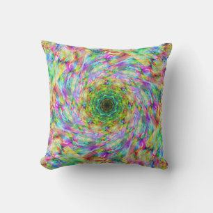 Paint Spray Throw Pillow
