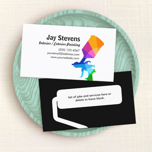 Paint Sprayer, House Painter Business card (Creator Uploaded)