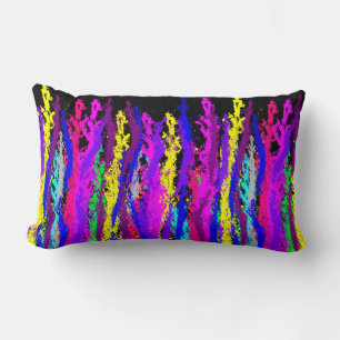 Paint Strands Lumbar Pillow