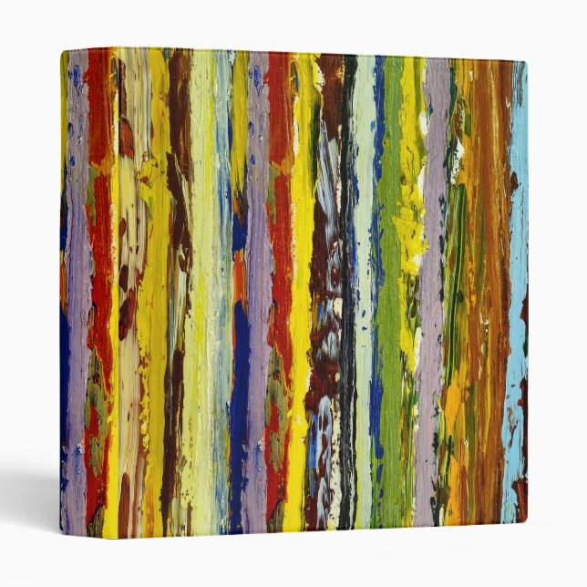Paint Streak Abstract Binder (Front/Spine)
