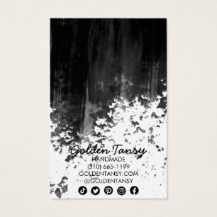 Paint Stripe Earrage Collier Bijoux Carte d'affich