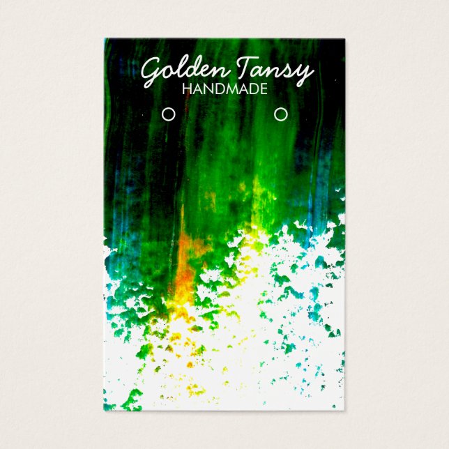 Paint Stripe Earring Necklace Jewellery Display Ca (Front)