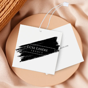 PAINT Stroke modern white Hang Tags