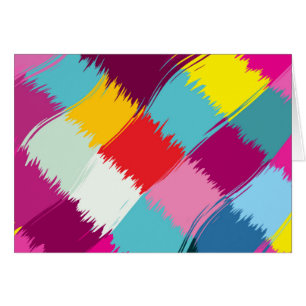 Paint strokes abstract design