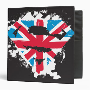 Paint Strokes British S-Shield Binder