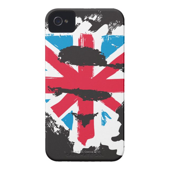 Paint Strokes British S-Shield Case-Mate iPhone Case (Back)