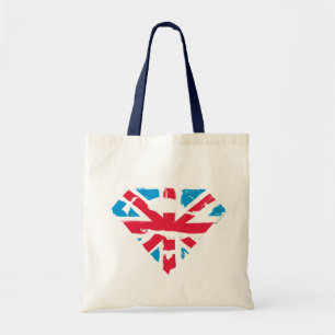 Paint Strokes British S-Shield Tote Bag