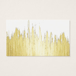 Paint Strokes in Faux Gold