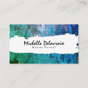 Paint Texture Artistic Business Card