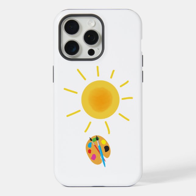 paint the sun iPhone case (Back)
