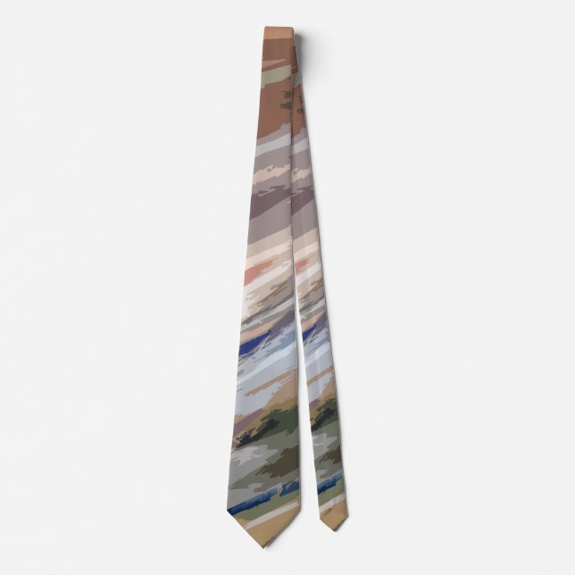Paint Three Design Tie (Front)