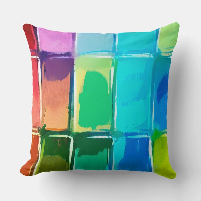 Paint Throw Pillow (Front)