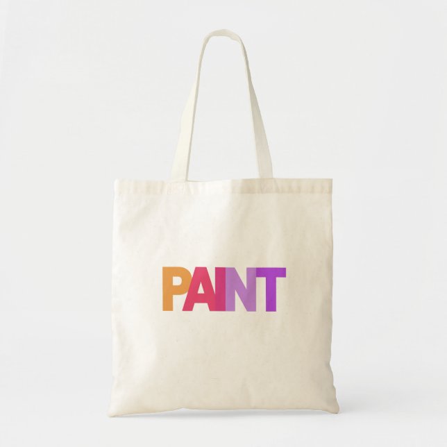 Paint Tote Bag (Front)