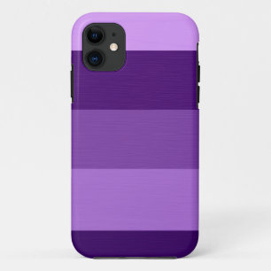 Paint violet purple stripes 3 iPhone 11 case