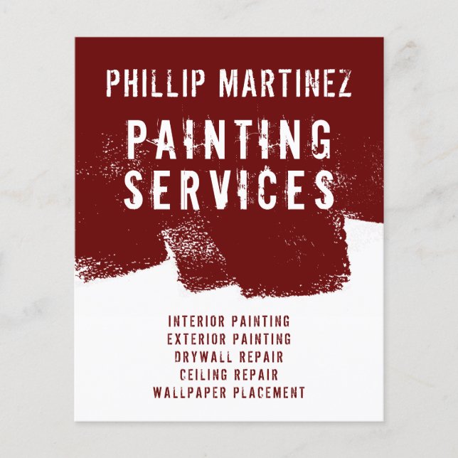 Paint wall  flyer (Front)