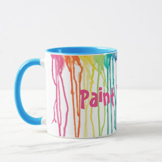 Paint Water? Rainbow Drips Mug