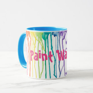 Paint Water? Rainbow Drips Mug