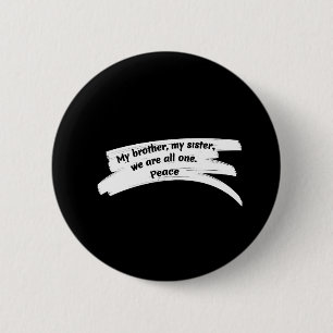 Paint Wipe Peace Message 2 Inch Round Button