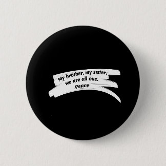Paint Wipe Peace Message 2 Inch Round Button