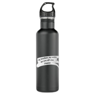 Paint Wipe Peace Message 710 Ml Water Bottle