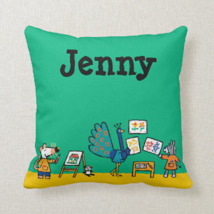 Paint with Maisy! Throw Pillow