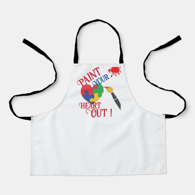 Paint Your Heart Out, Small Apron (Front)