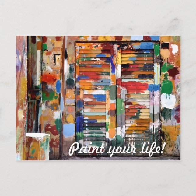 paint your life! postcard (Front)