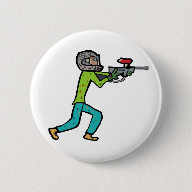 Paintball 2 Inch Round Button (Front)