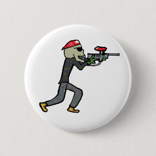 Paintball 2 Inch Round Button