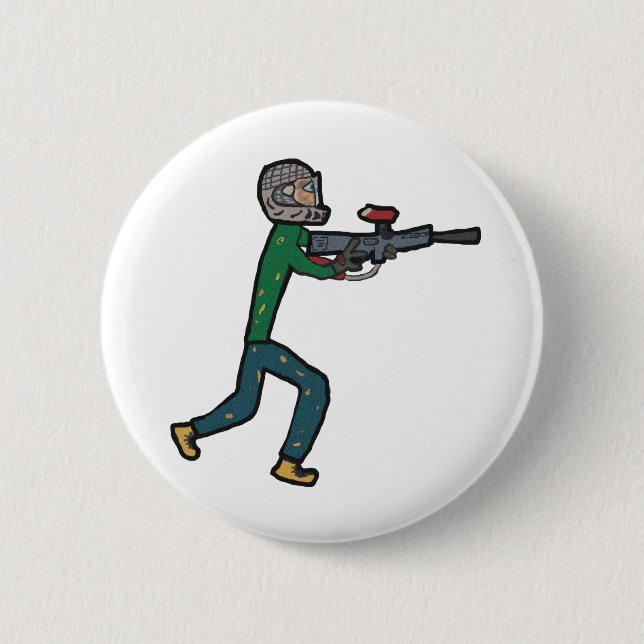 Paintball 2 Inch Round Button (Front)