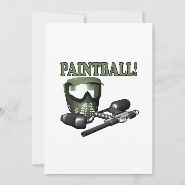 Paintball 2 invitation (Front)
