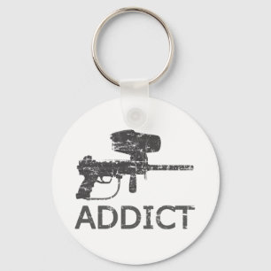 Paintball Addict Keychain