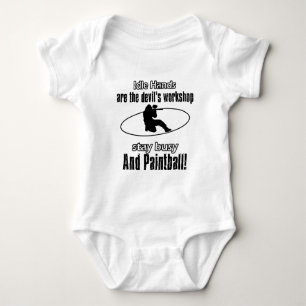 paintball awesome gift items baby bodysuit