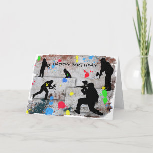 Paintball Battle Card