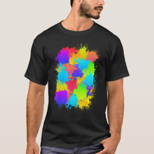 Paintball Colourful Markirer Marked Paintballer T-Shirt