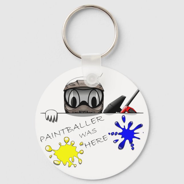 Paintball Gear Keychain (Front)