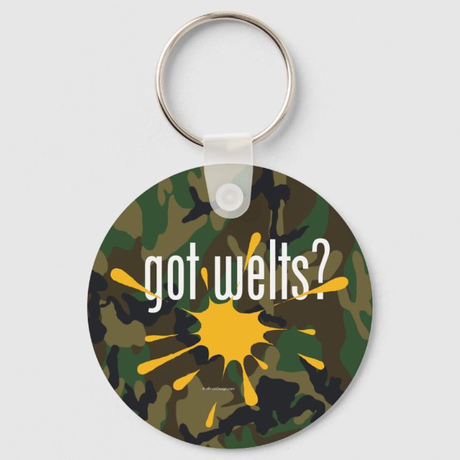 Paintball got welts? keychain (Front)