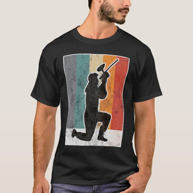Paintball Gotcha Airsoft Softair Silhouette T-Shirt (Front)