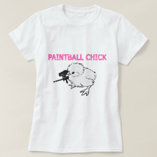 Paintball Gun Chick T-Shirt
