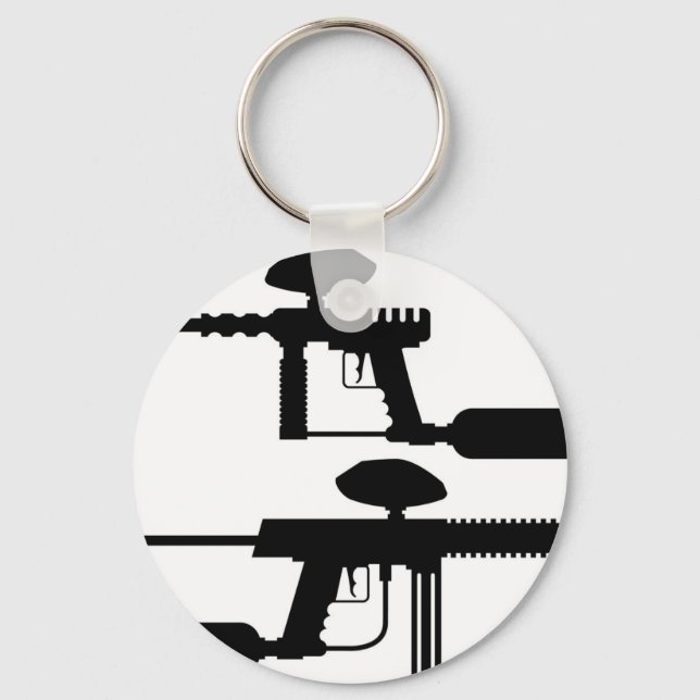 Paintball Gun Keychain (Front)