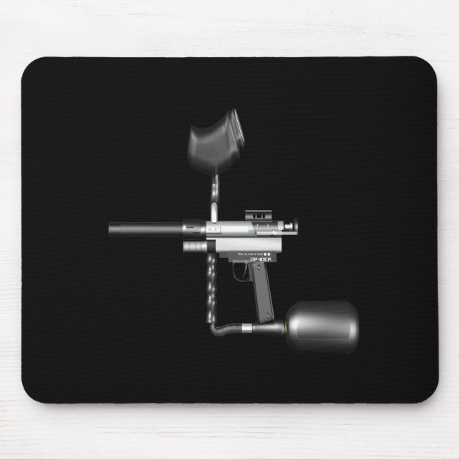 Paintball Gun Mouse Pad (Front)