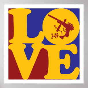 Paintball Love Poster