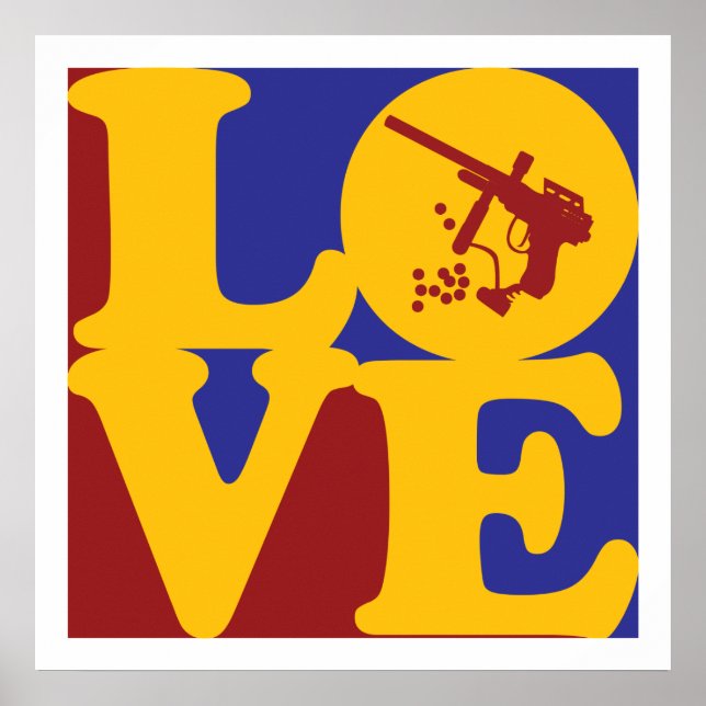 Paintball Love Poster (Front)