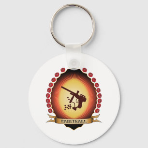 Paintball Mandorla Keychain