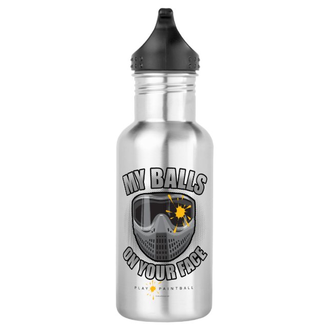 Paintball On Your Face 532 Ml Water Bottle (Right)