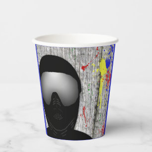 Paintball Party Paper Cups