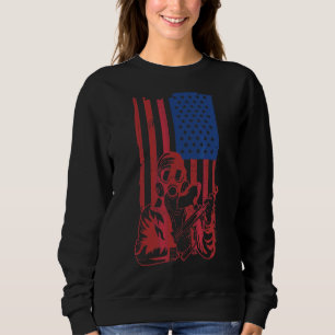 Paintball Player Us Flag Paintball Paintball Team Sweatshirt