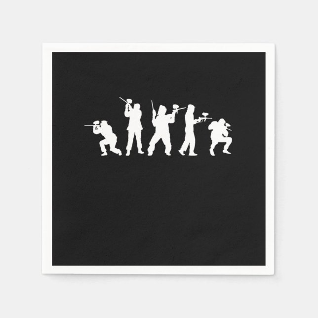 Paintball Players Paintball Marker Paintball Gun G Napkin (Front)