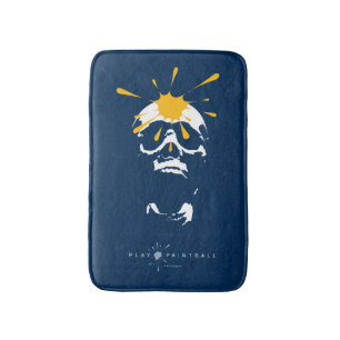 Paintball Skull Bath Mat